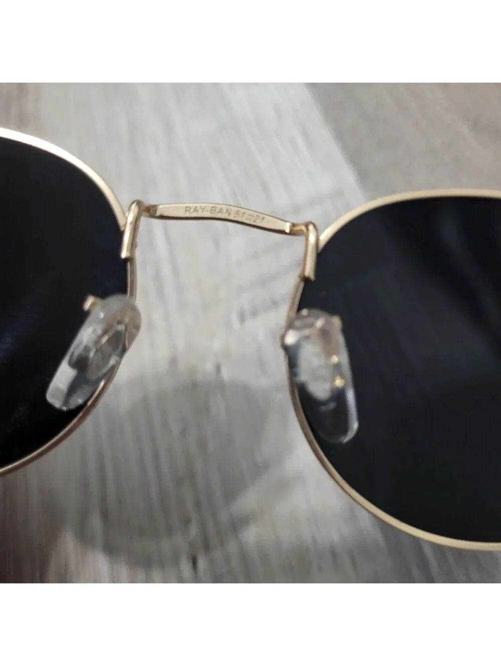 Ray Ban Sunglasses Round Metal Arista 51  21 Gold Frame Circular
